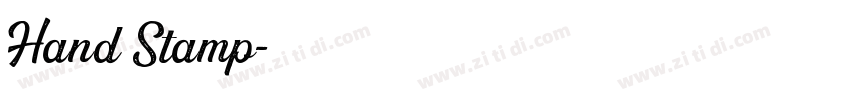 Hand Stamp字体转换 Hand Stamp字体转换